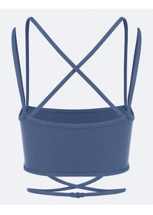 Strappy Front Top | Iris Blue