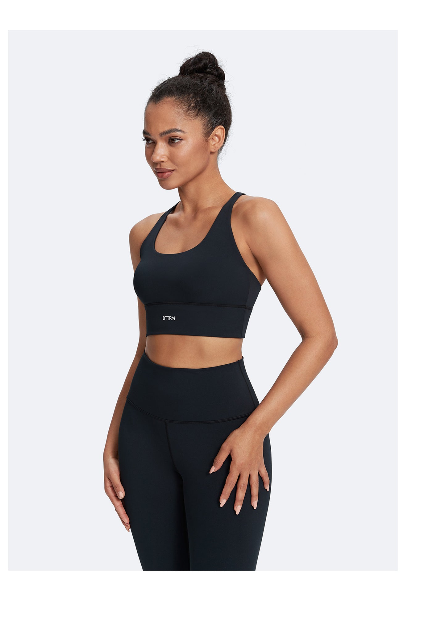 Straps and Support Bra | Black