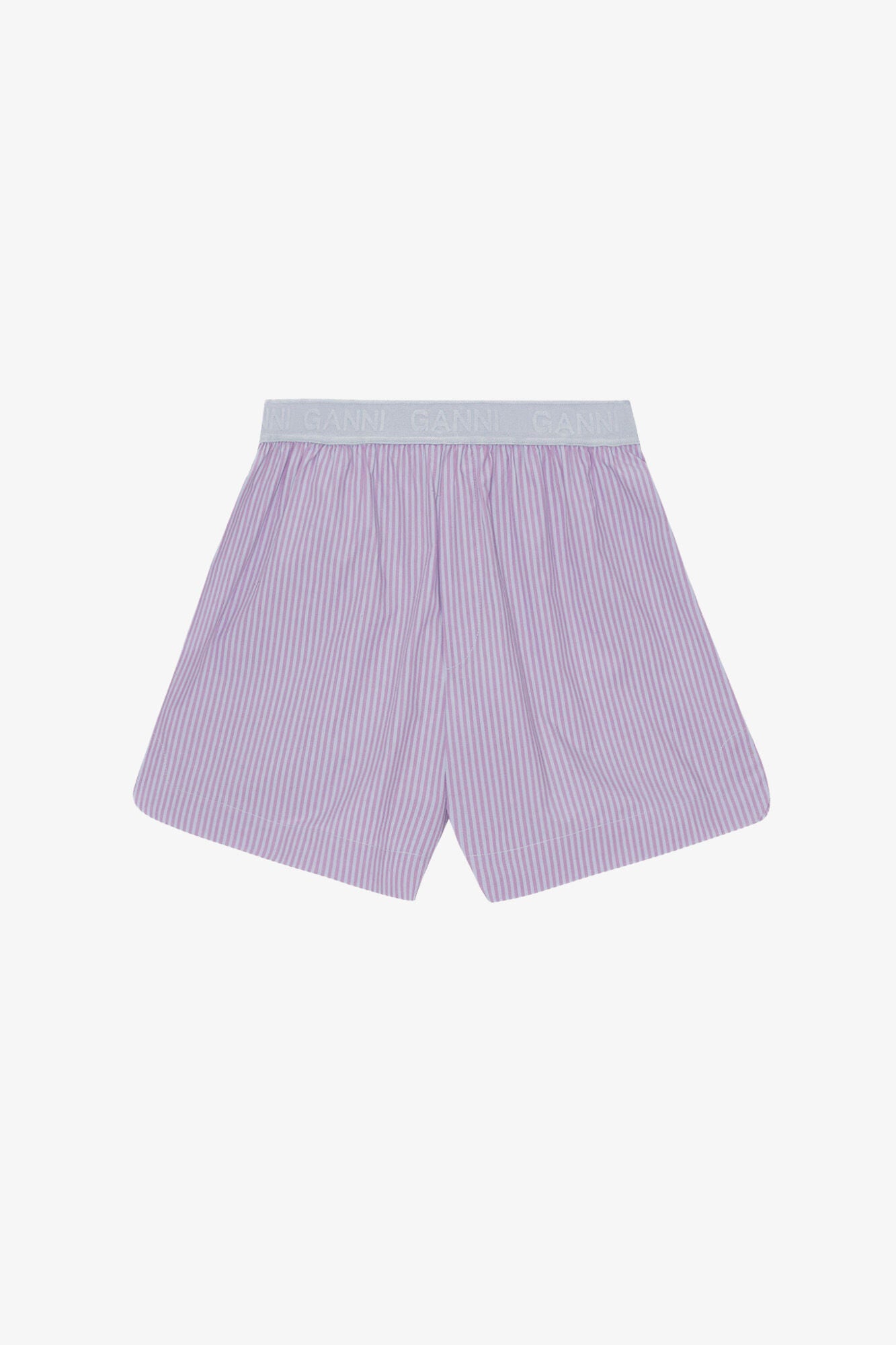 Stripe Cotton Elastic Shorts | Forever Blue