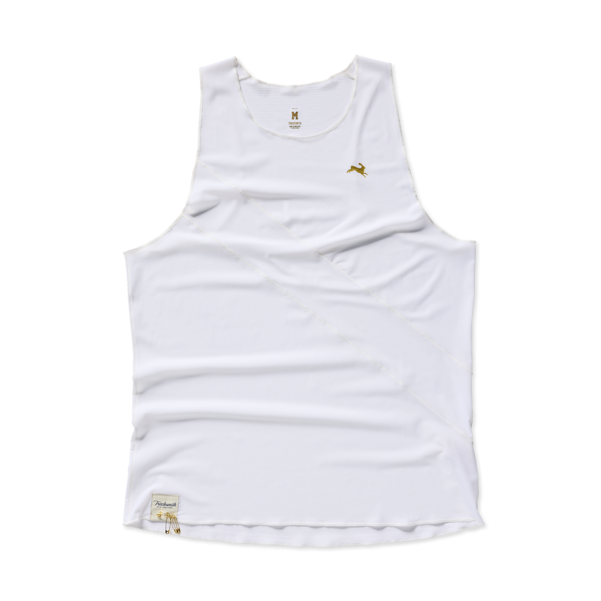 Men's Strata Singlet - 23 | White