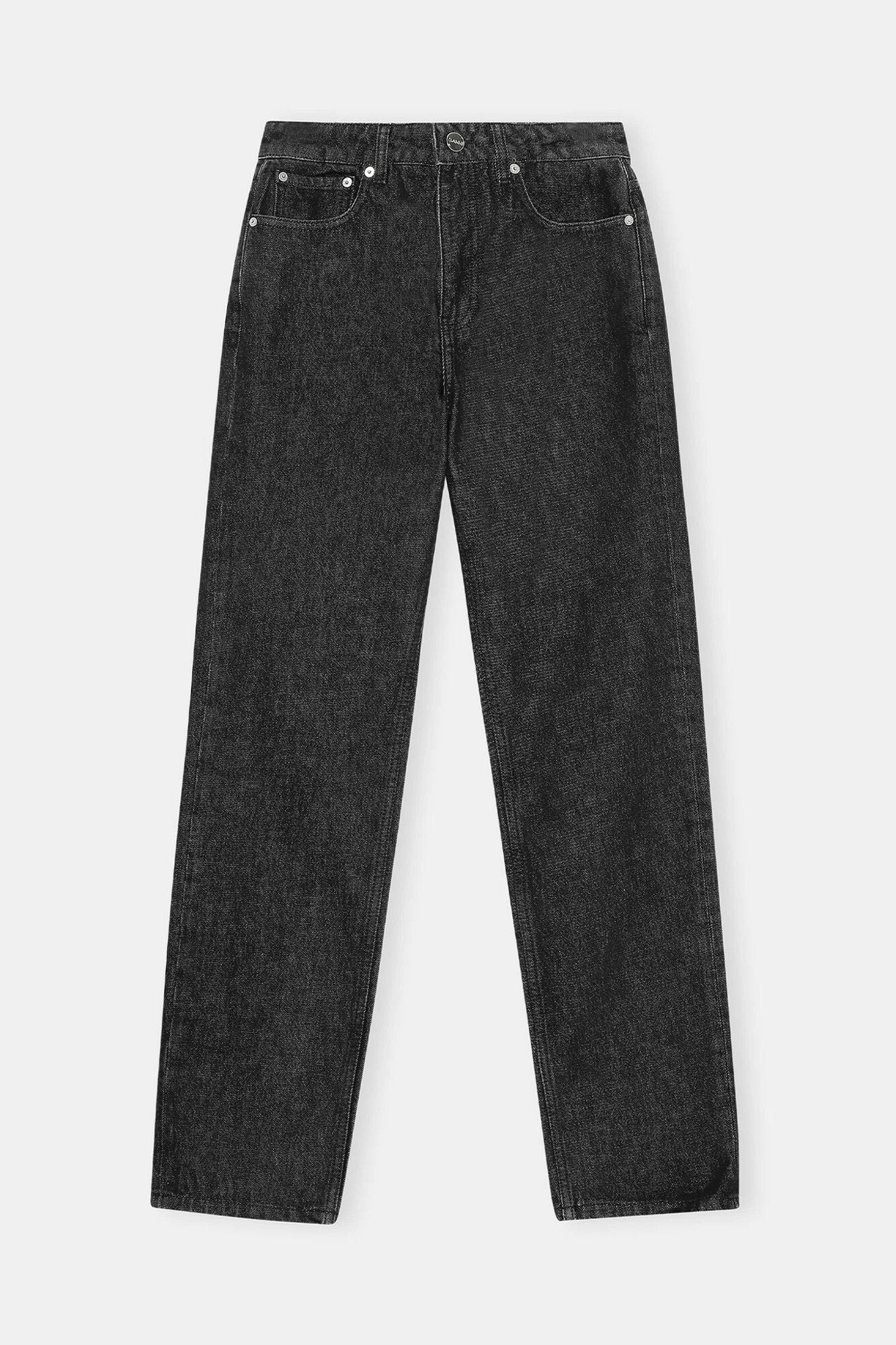Swigy Jeans in Rigid Denim | Black/White Stone