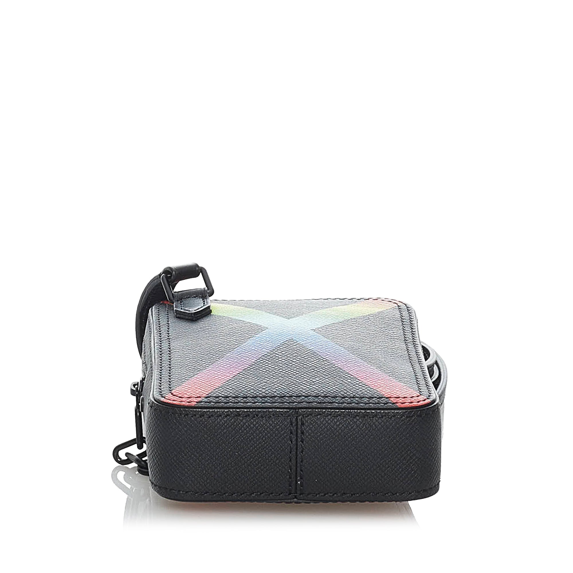 Louis Vuitton Pre-Owned Taiga Rainbow Danube | Unisex | Black x Multi