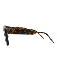 Thom Browne Square Acetate Optical Frames | Black/Brown