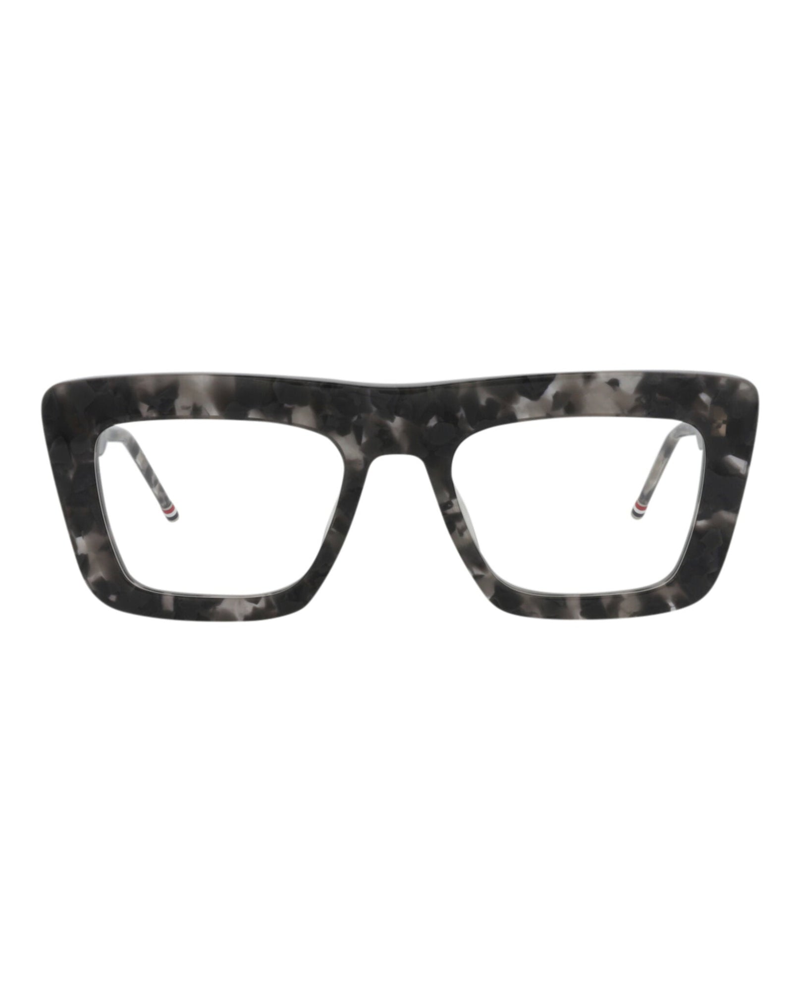 Thom Browne Square Acetate Optical Frames | Grey Multi