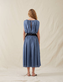 Womens | The Soft Gathered Dress | Chambray