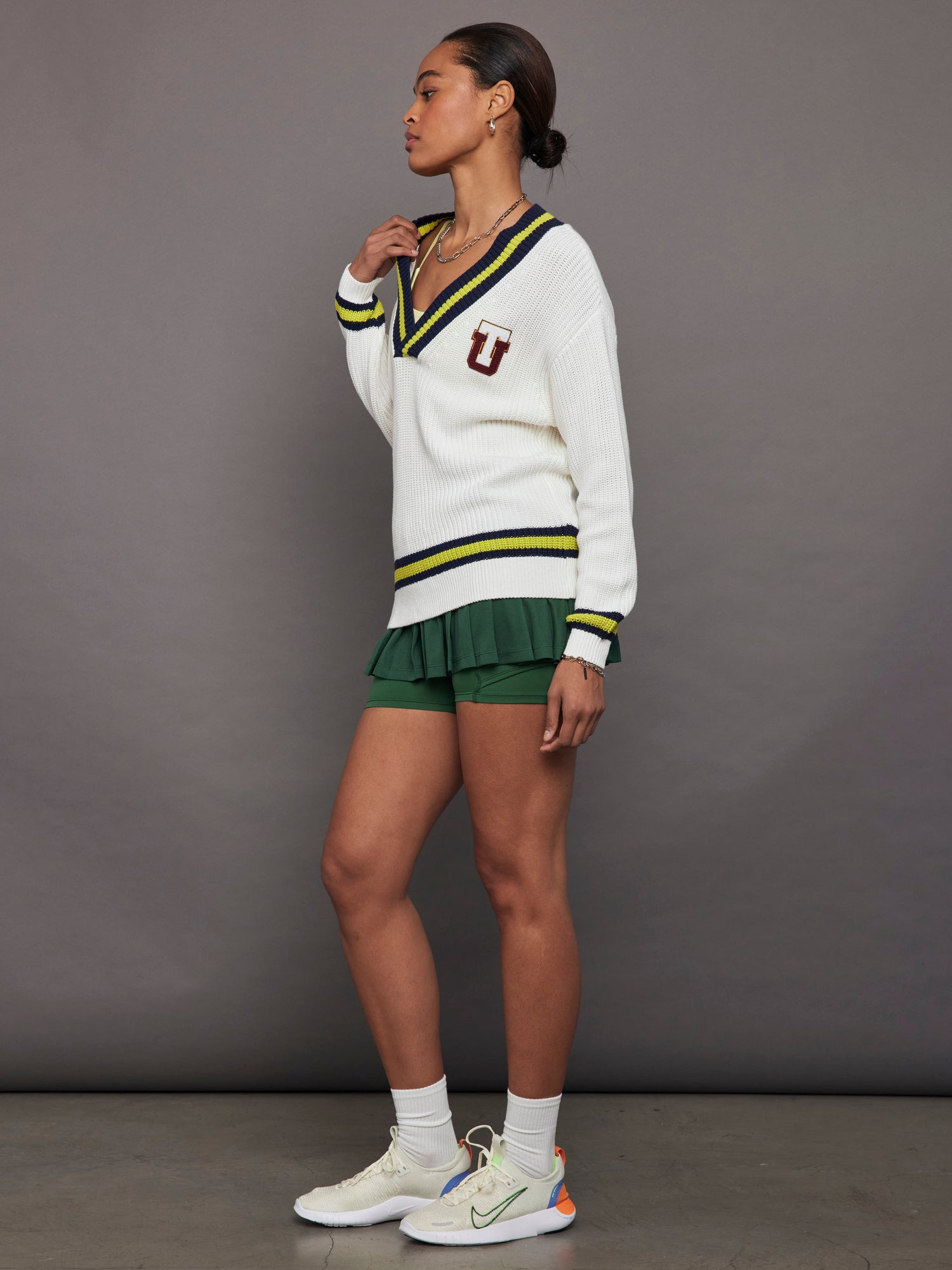 The Upside | Oxford Sloan Skirt | Green