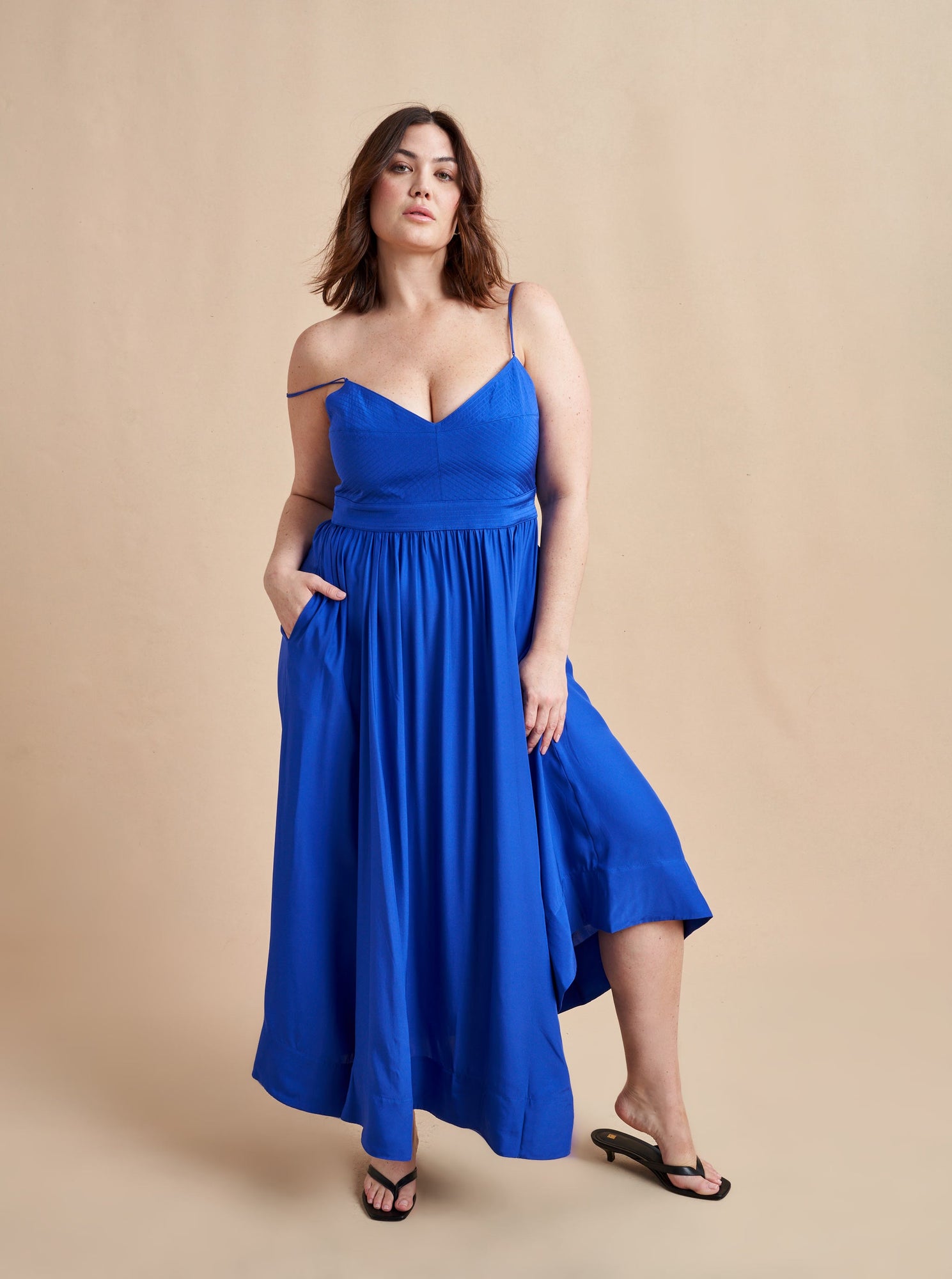 Tracy Dress | Electric Blue