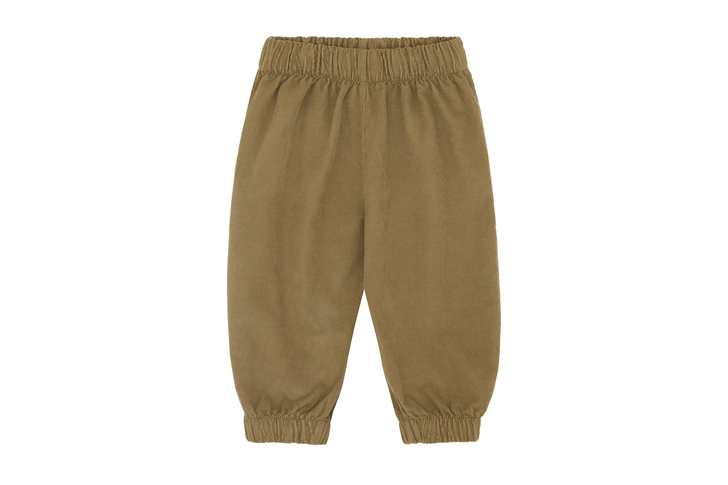 Unisex | Organic Cotton Corduroy Trousers | Beige - Natural Orange Plant Dye