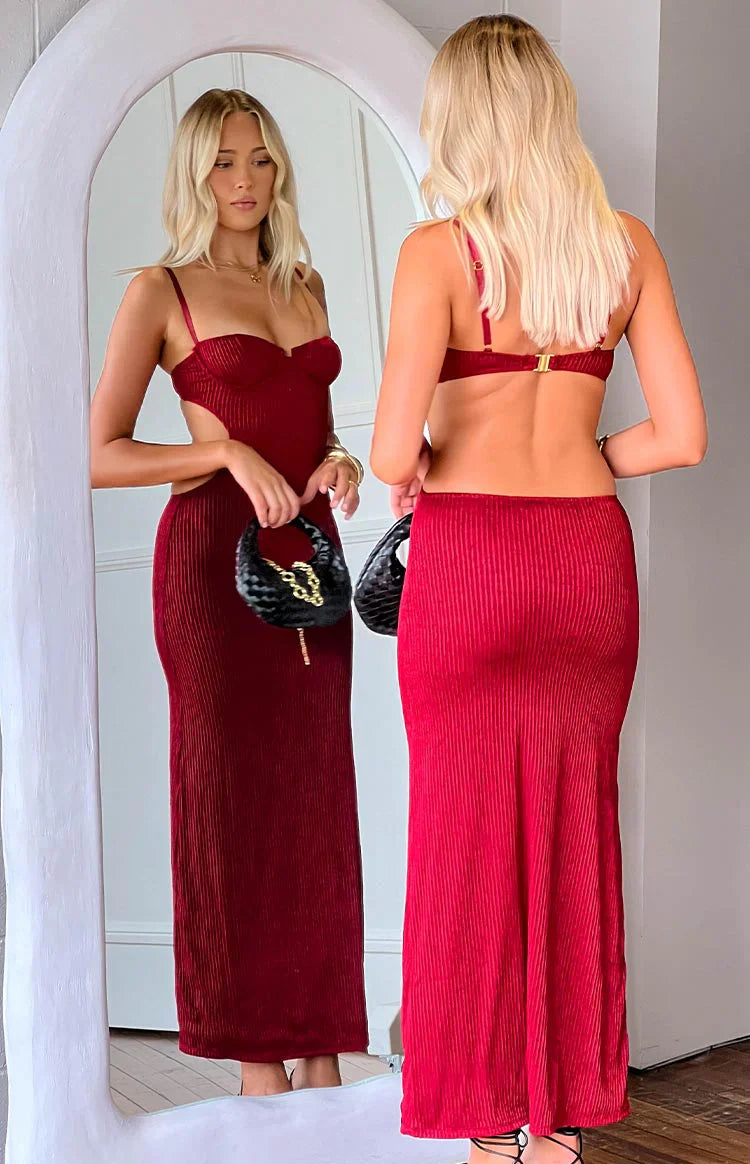 Tamara Maxi Dress | Red