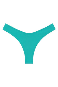 Added Coverage Lulu Zig Zag Stitch Bikini Bottom | Teal