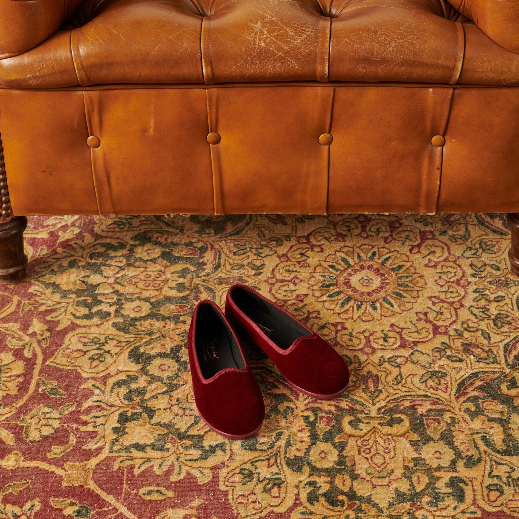 Tenise Slippers | 30 | Burgundy