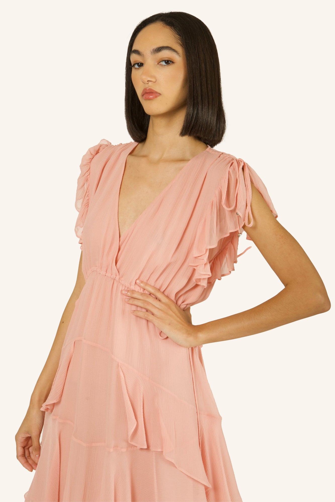 Thea Dress | Peach