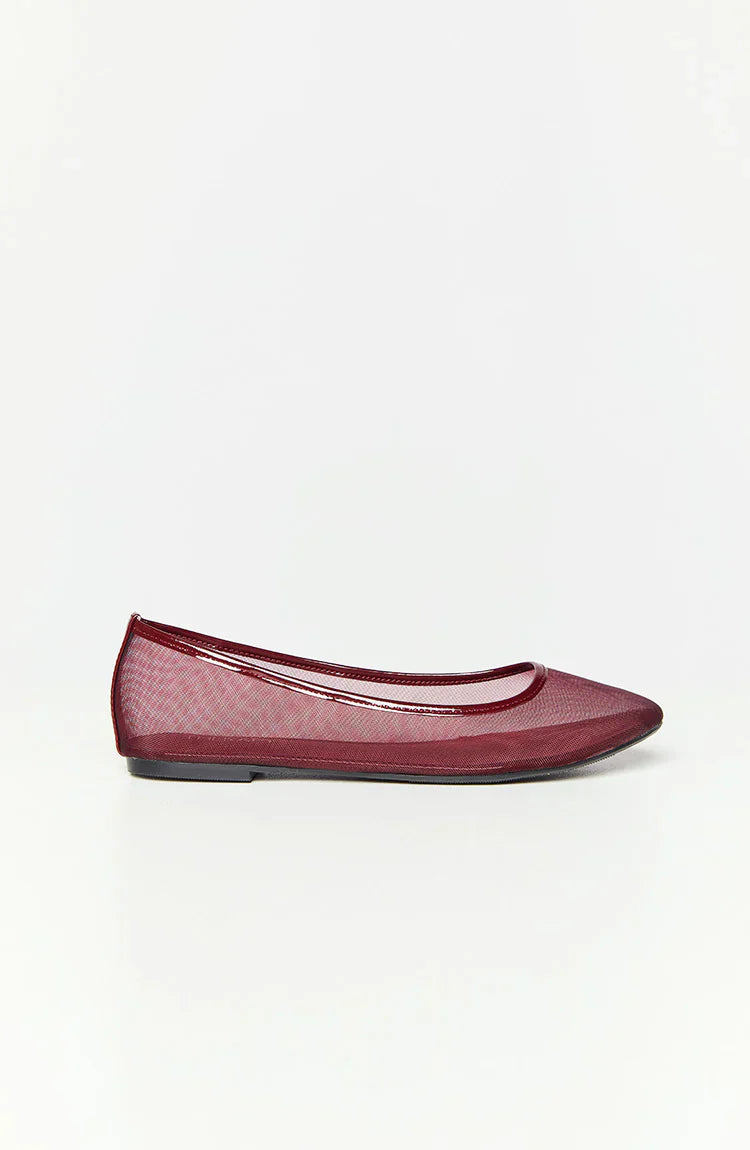 Therapy Arlo Patent PU Ballet Flats | Cherry