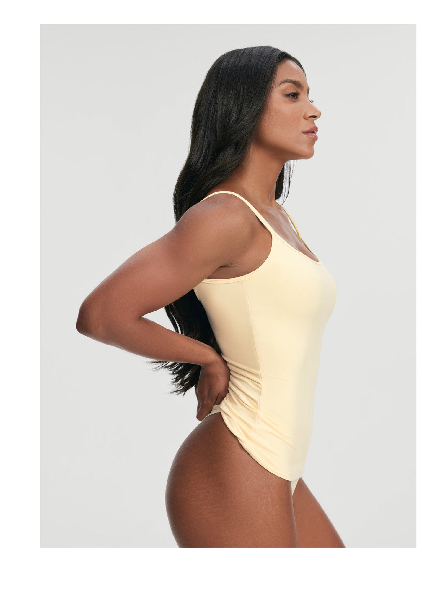 Thin Strap Tank Top | Lemon Meringue