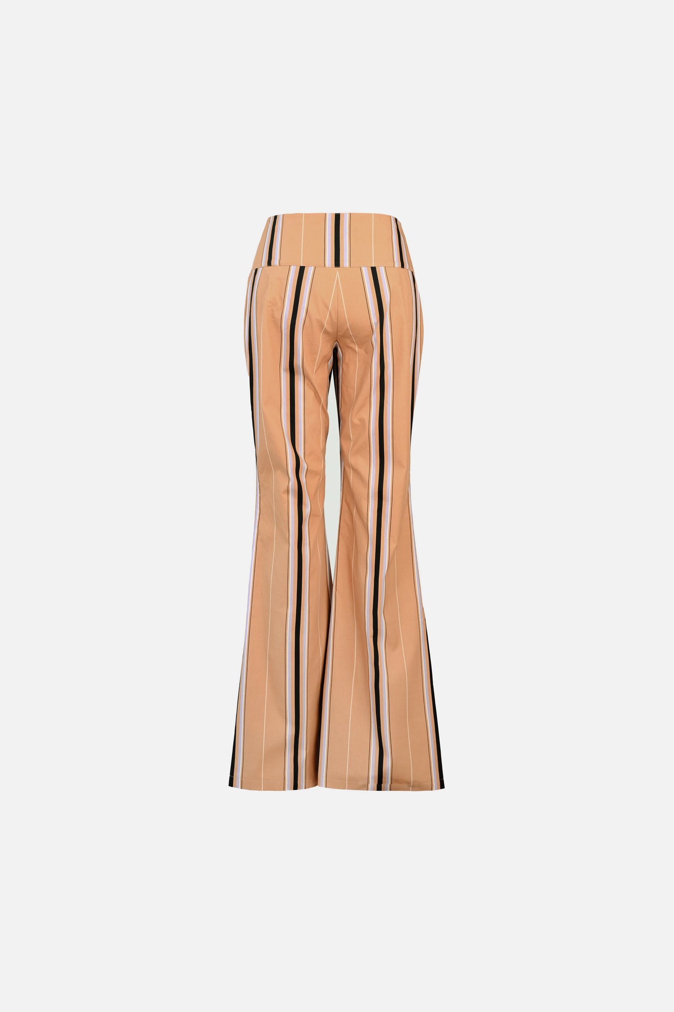 Tilly Cotton Trouser | Camel Striped