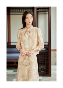 Traditional Chinese-style Jacket | Beige