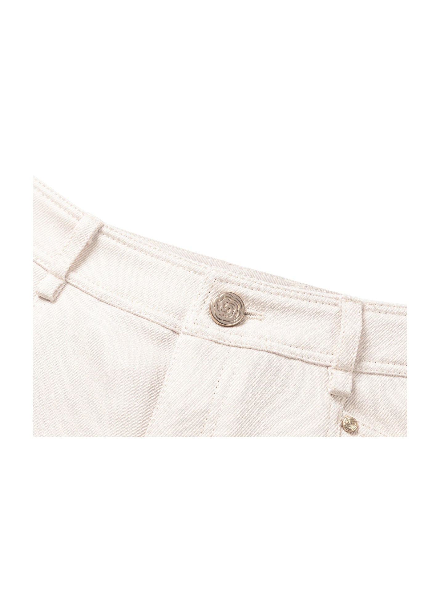 Triacetate Straight-leg Pants | White