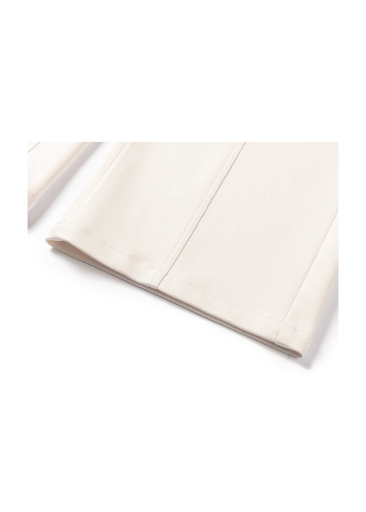 Triacetate Straight-leg Pants | White