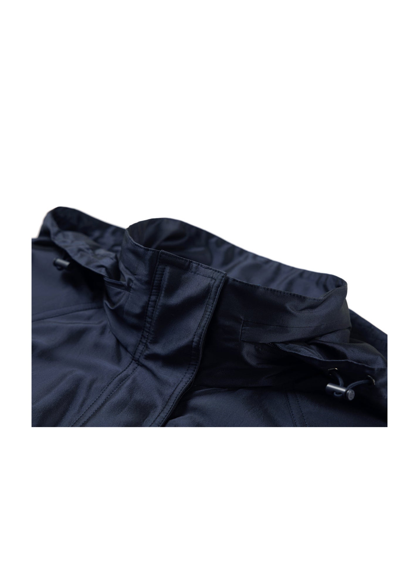 Triacetate Trench Coat | Navy