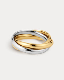 Trio Twisted Ring | Three-Tone