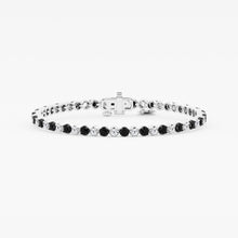 2.50 CT Round Lab-Grown Diamond | Bracelet | 925 Sterling Silver | G Color | SI Clarity