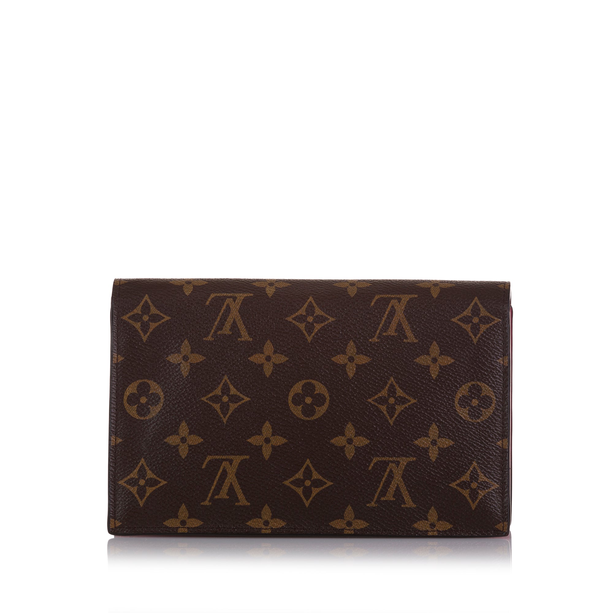 Louis Vuitton Pre-Owned Monogram Flore Wallet On Chain | Women | Brown