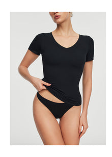 V-Neck T-shirt | Black