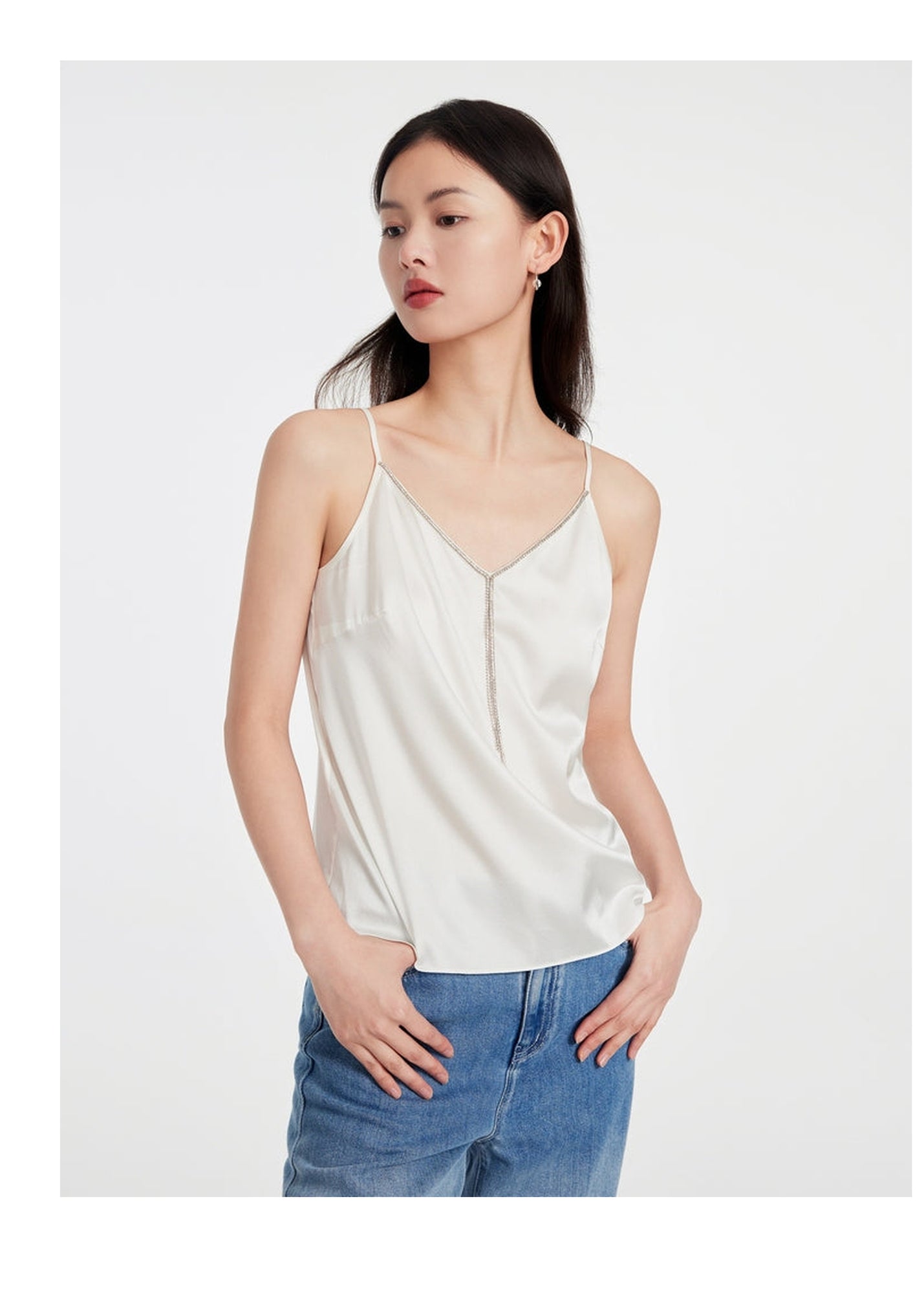 V-neck Camisole | White