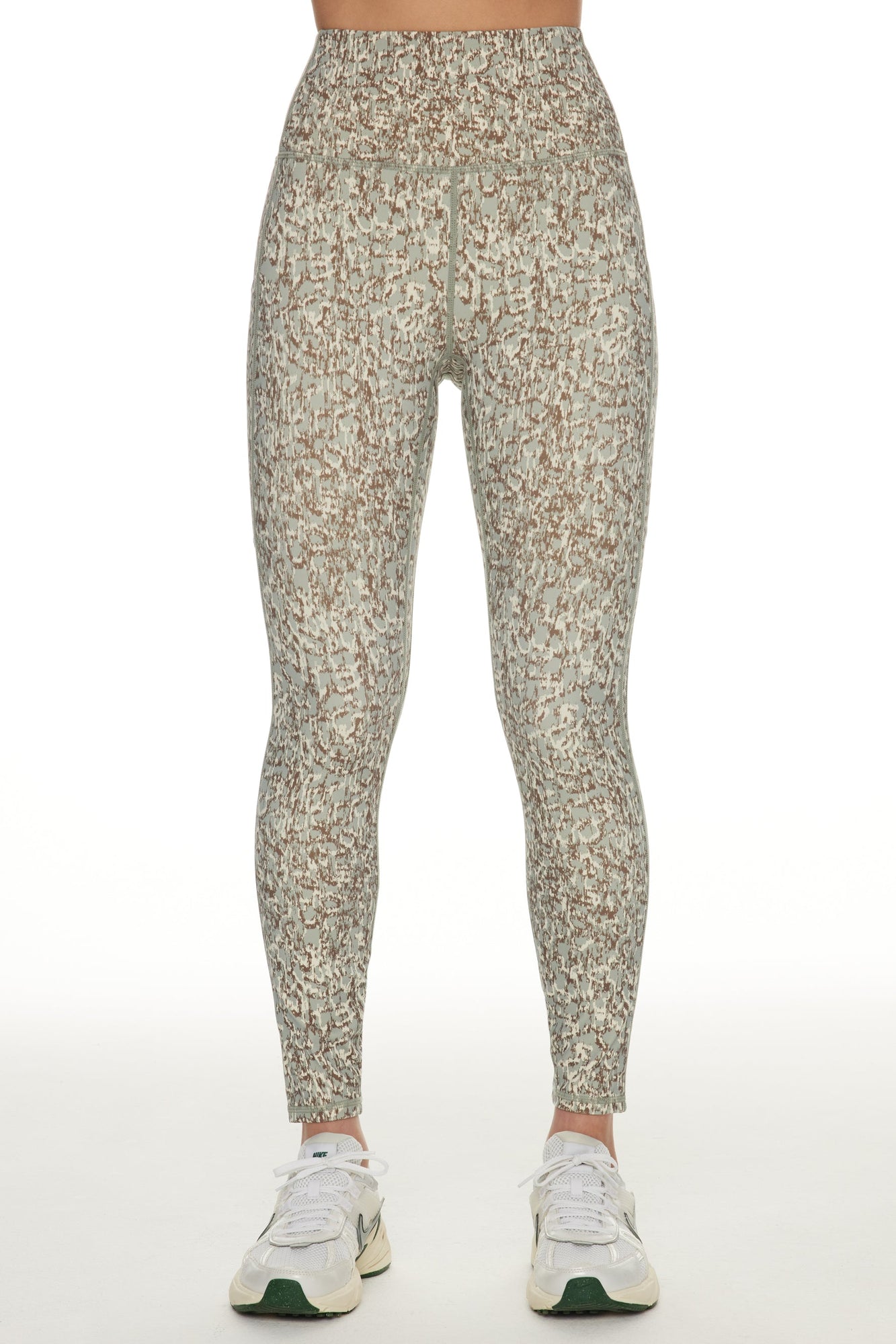 Varley | Form High Pocket Legging 25 | Seagrass Sketched Leopard