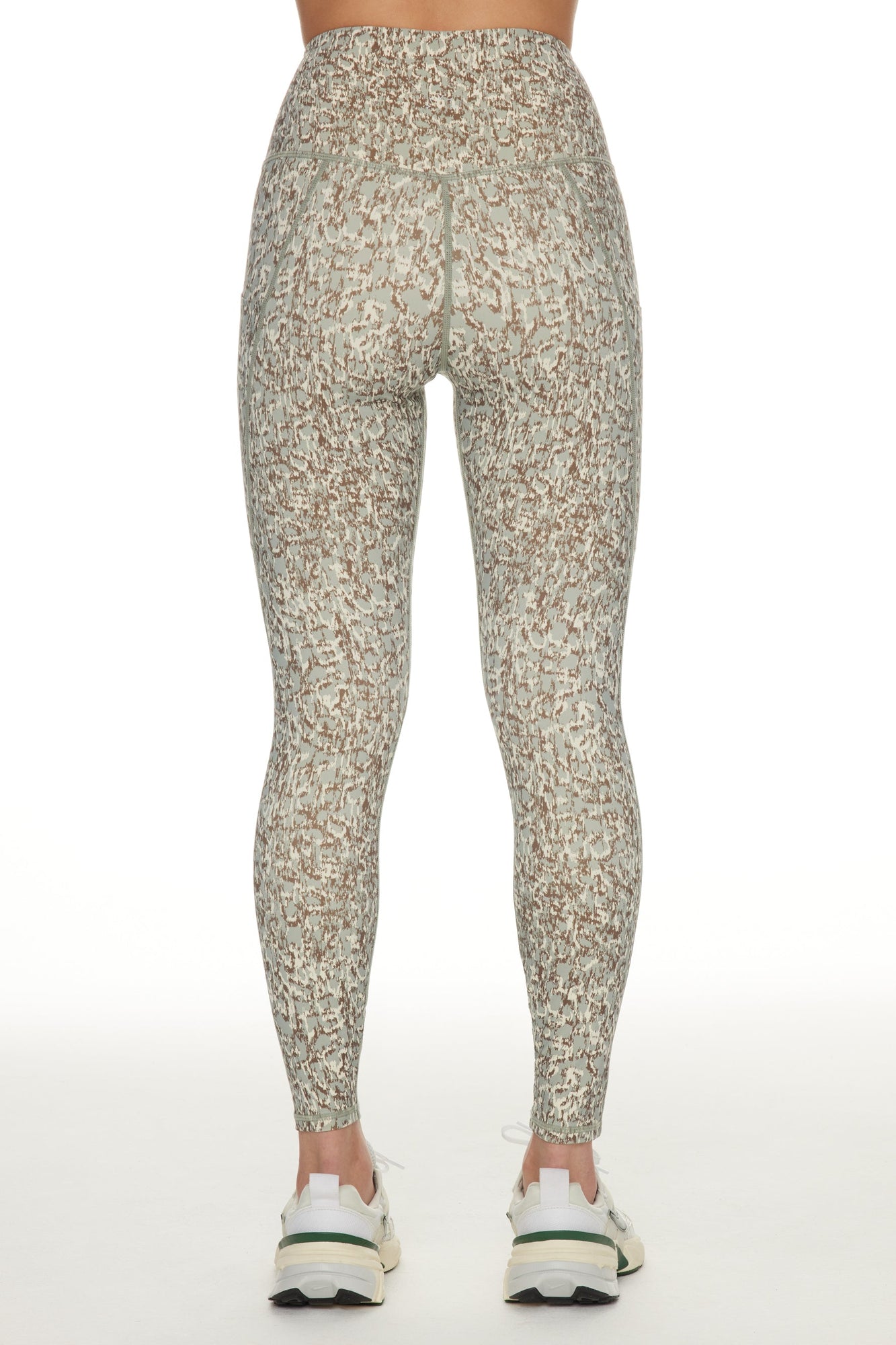Varley | Form High Pocket Legging 25 | Seagrass Sketched Leopard