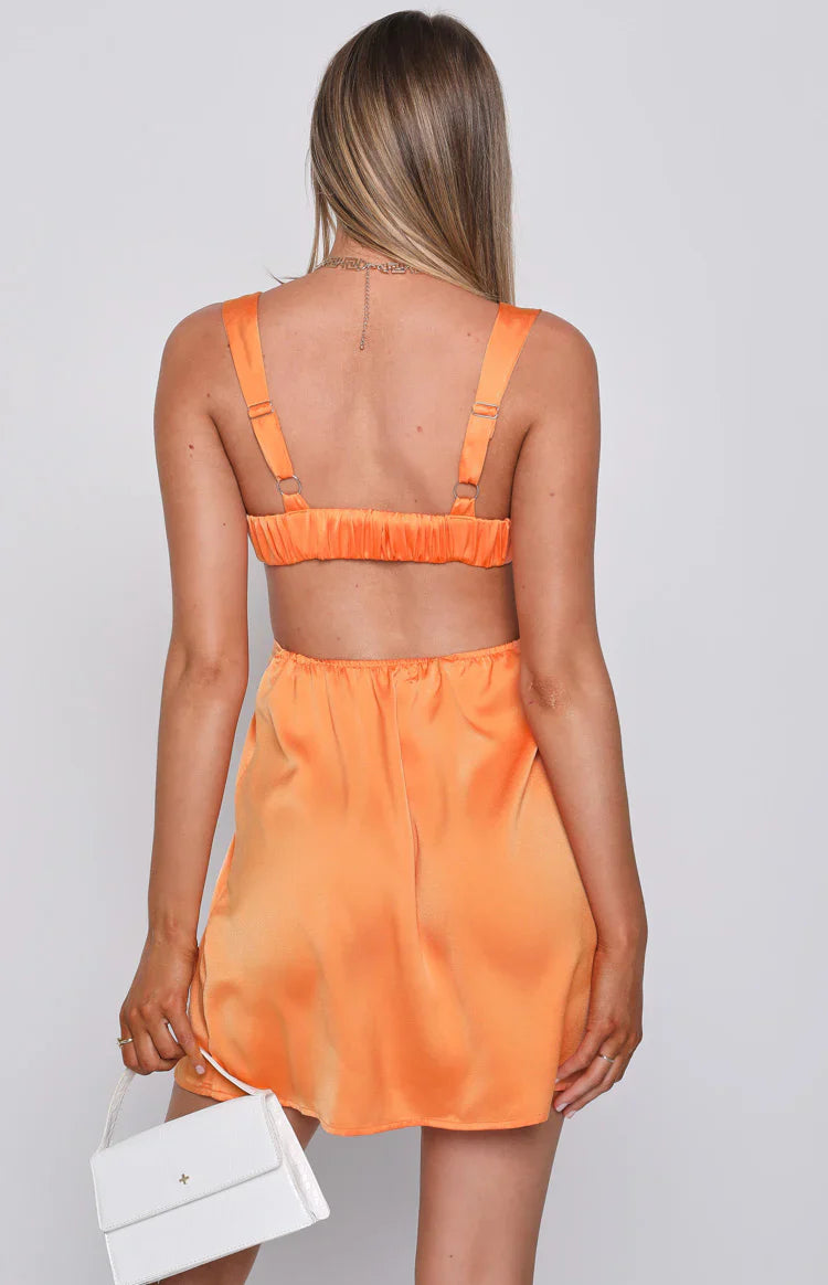 Vargas Mini Dress | Orange