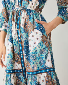 Vintage Patchwork - Showstopper Dress - Mocha - Printfresh