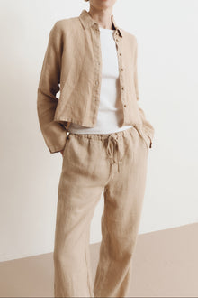 Paloma Linen Shirt | Toffee