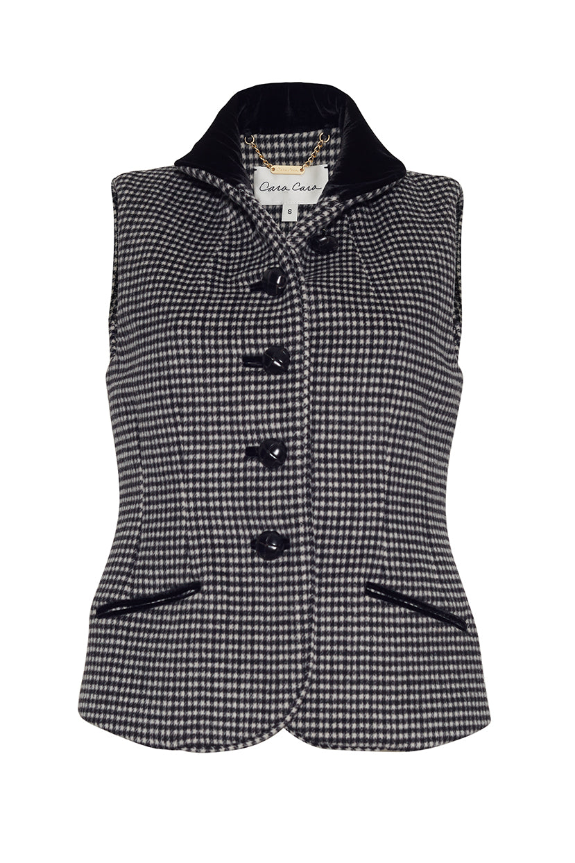 Vora Vest | Check Plaid