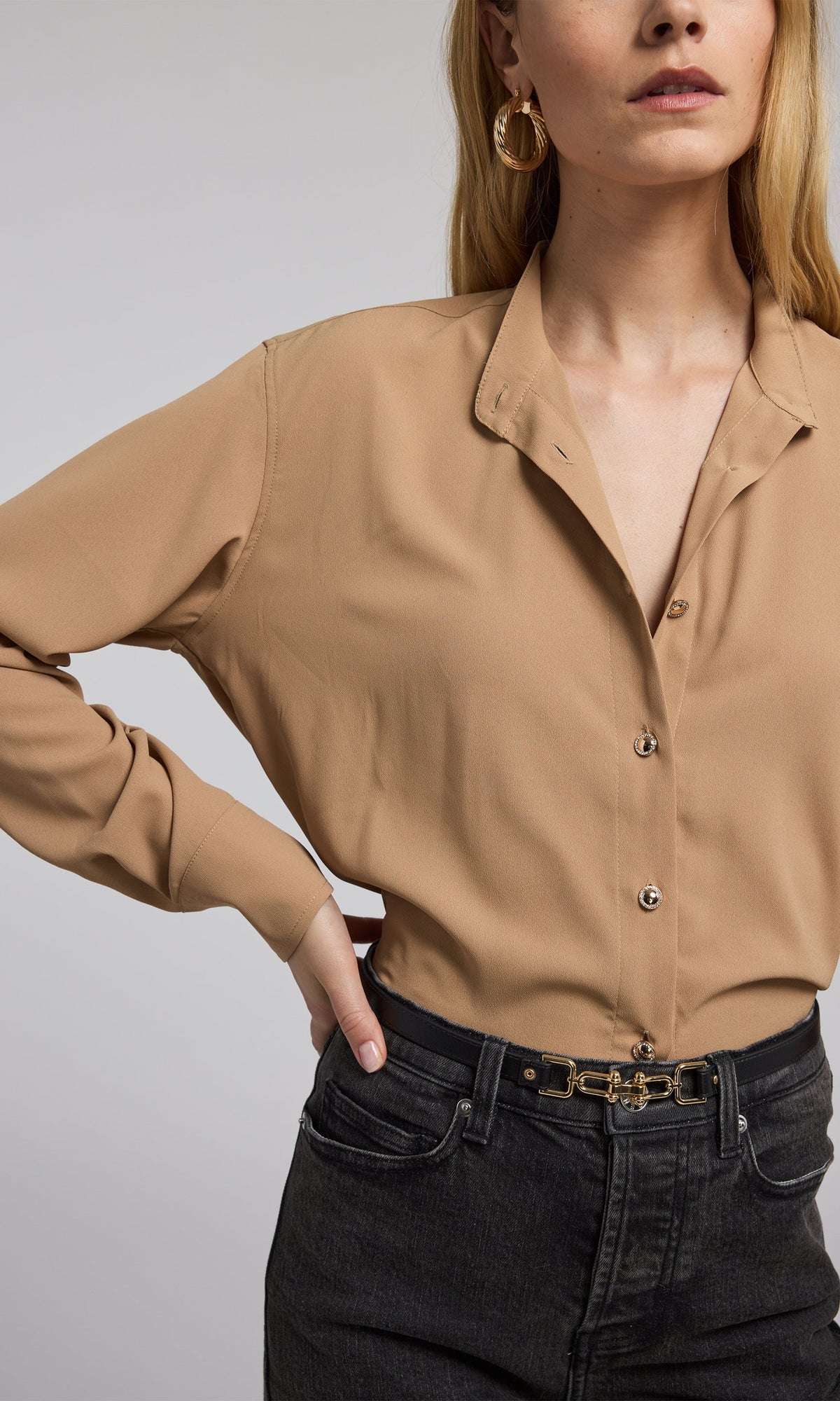 Venicia Blouse | Camel