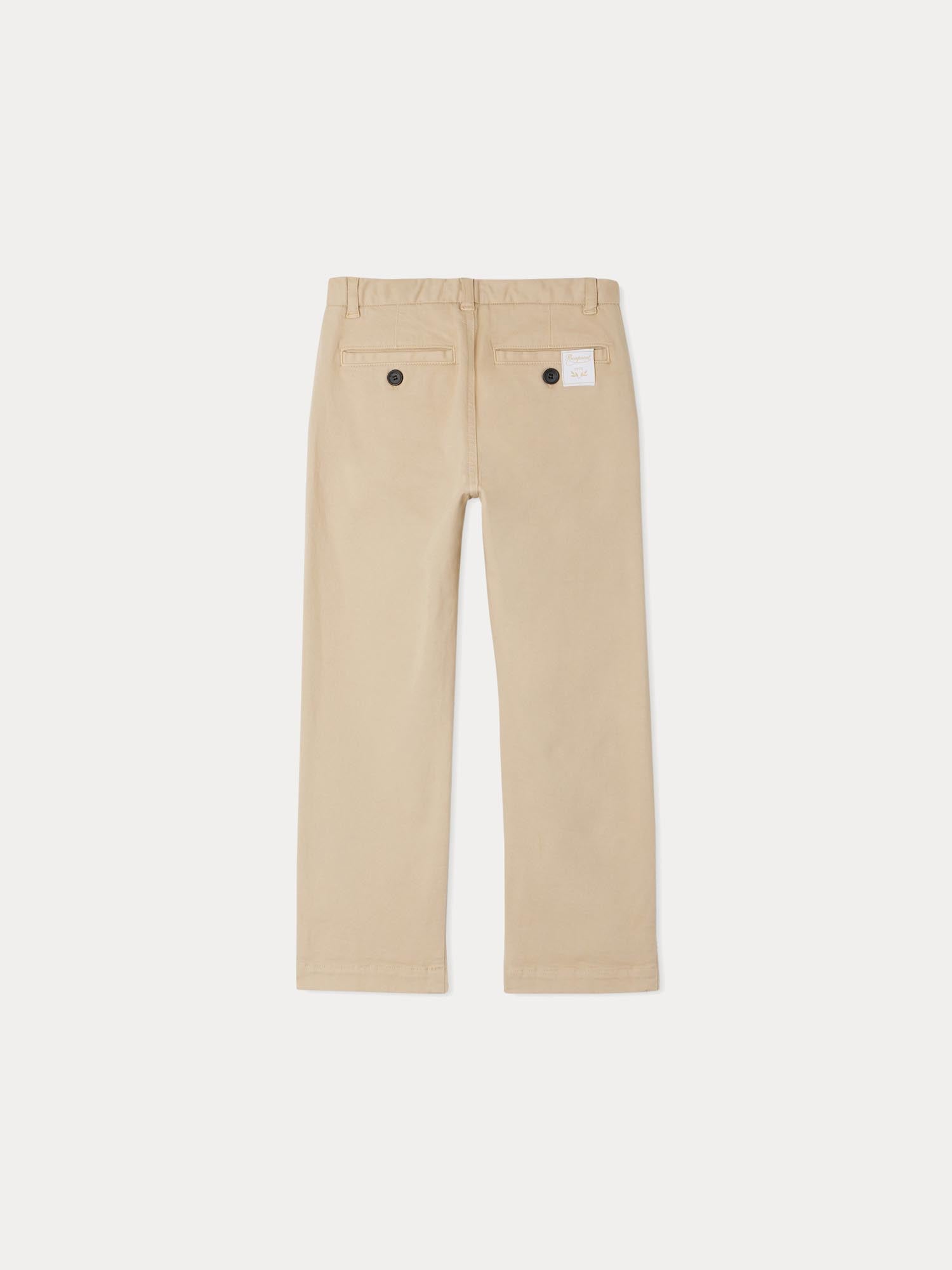 Boy | Timoté Beige Twill Pants | Beige