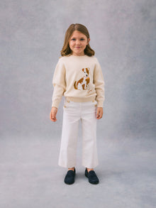 Girl | Gaetane Denim Pants | Ecru