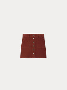 Girl | Dexie Corduroy Skirt | Chestnut