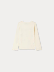 Girl | Tidjiane Long Sleeved Floral T Shirt | Chalk