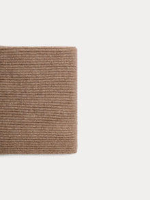 Unisex | Tatodine Beige Cashmere Snood | Beige Stripes
