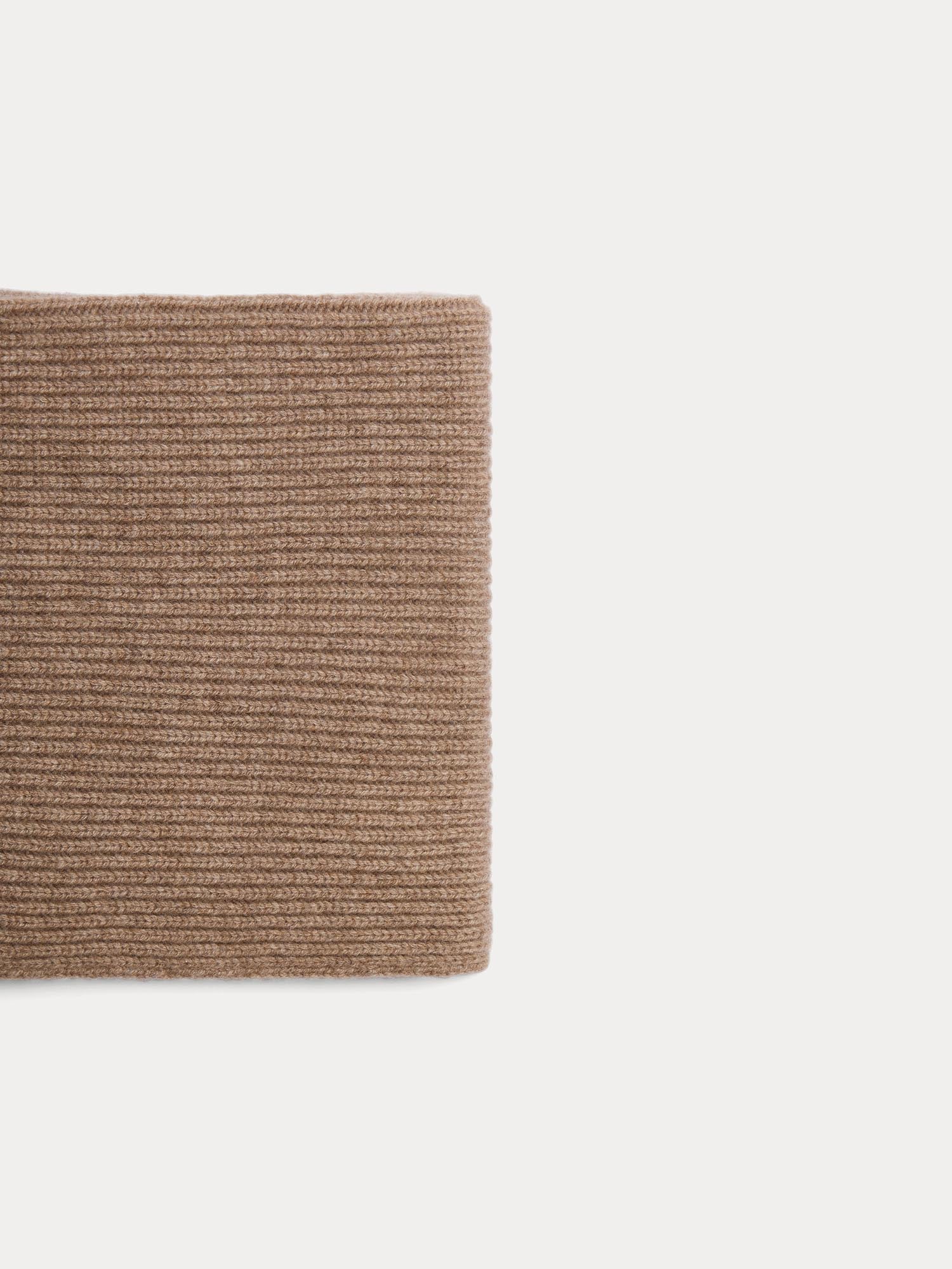 Unisex | Tatodine Beige Cashmere Snood | Beige Stripes