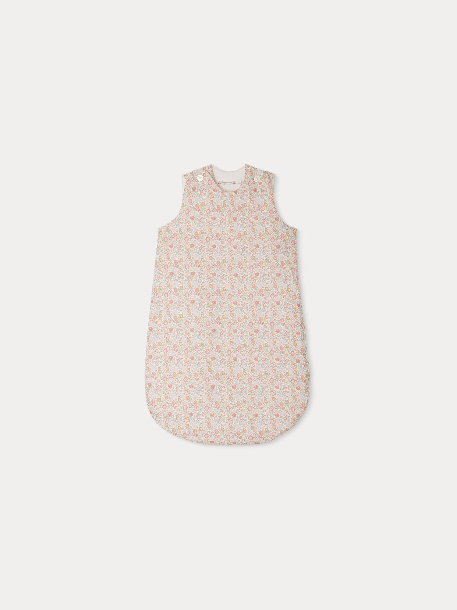 Girl | Joujou Baby Sleeping Bag In Liberty Fabric | Orange Flowers