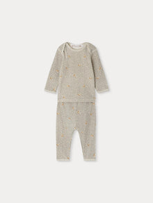 Unisex | Timi Light Blue Cotton Set | Blue Grey