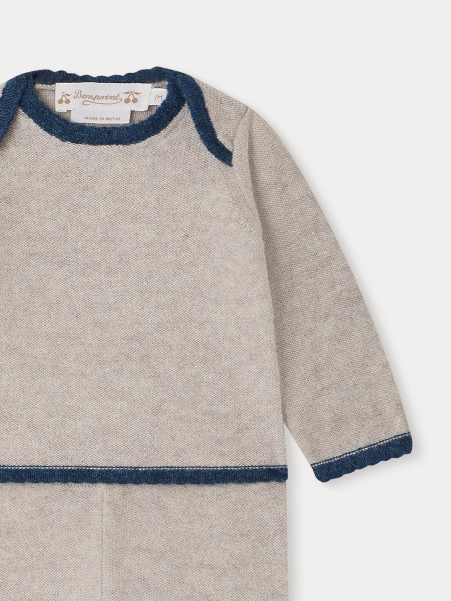 Boy | Bambini Cashmere Set | Taupe