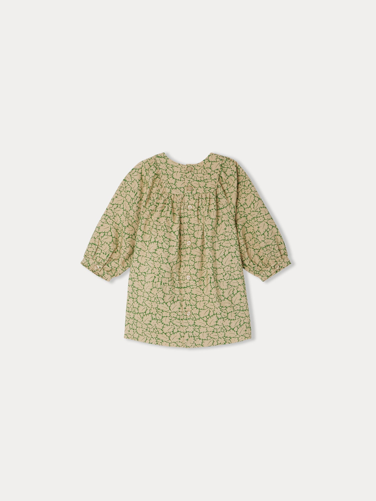 Girl | Gaetane Dress With Pearly Buttons | Clover