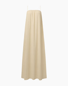 Womens | Crinkle Gauze Maxi Dress | Egret