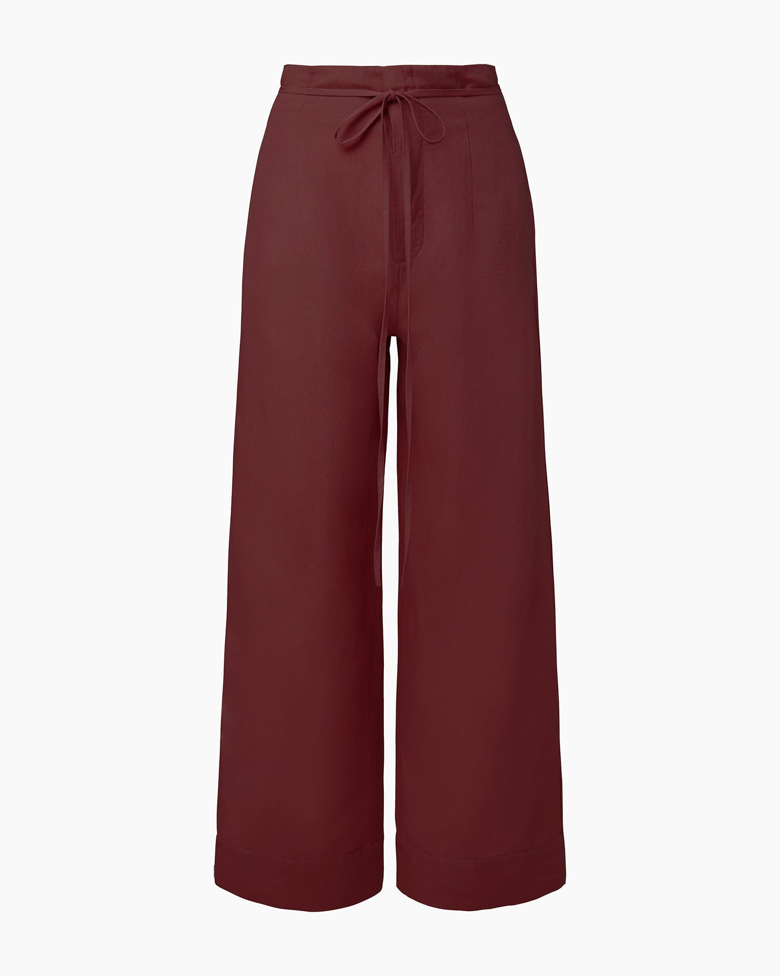 Womens | Paperbag Trouser | Cabernet