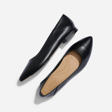Womens | Fina Pointed Toe Flat | Black