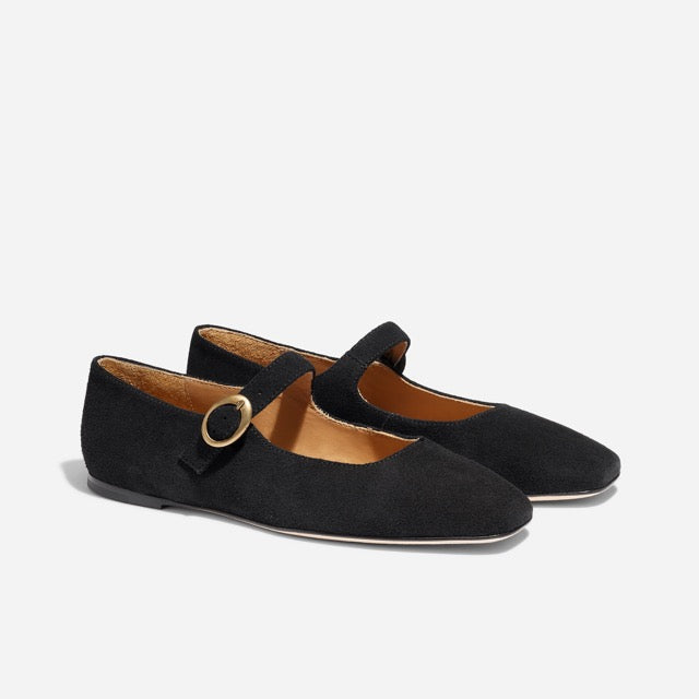 Womens | Lola Mary Jane | Black Suede