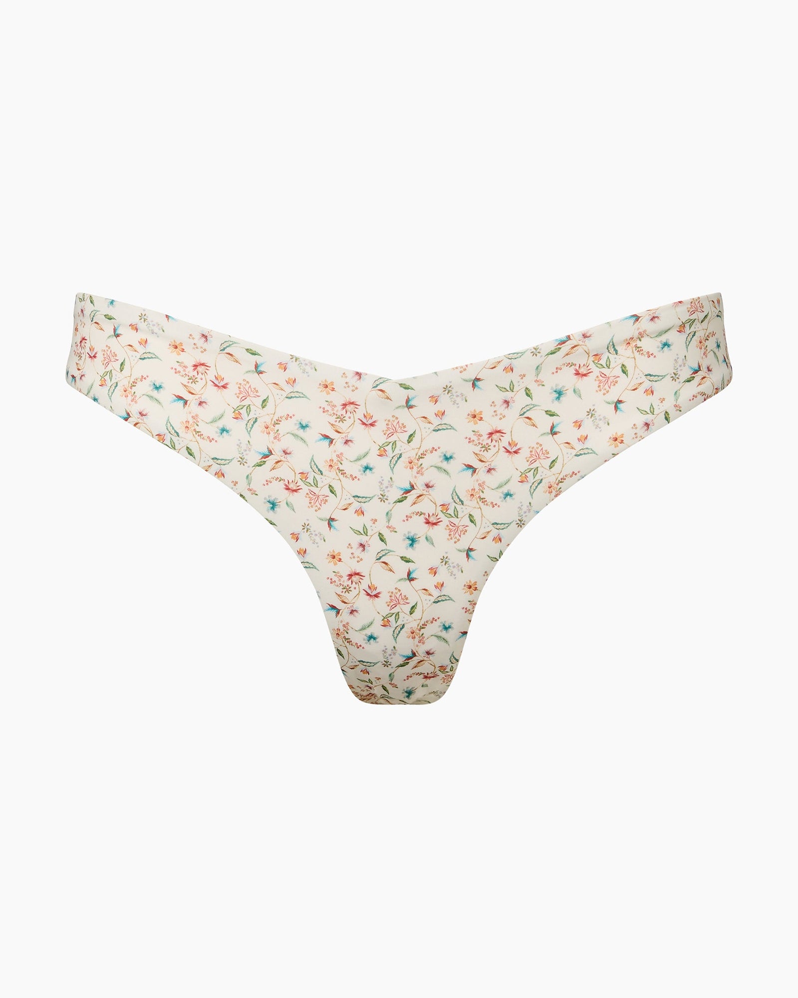 Womens | Chiara Bikini Bottom | Floral White